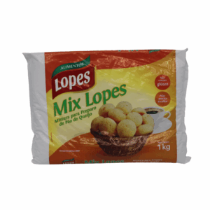 Lopes - Mistura para Pão de Queijo - 10x1 kg (MIX LOPES)