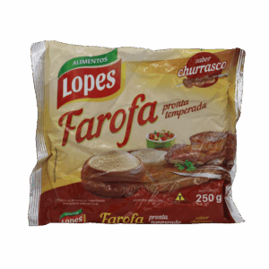 Lopes - Farofa Temperada para Churrasco 10x250 g