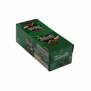 Talento - Chocolate Bar Brazilian Nuts 8x12x85 g (CAST PARA) MASTER CA