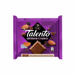 Talento - Chocolate Bar Almond Raisin - 8x12x85GR (AMEND/PASSAS) - MASTER